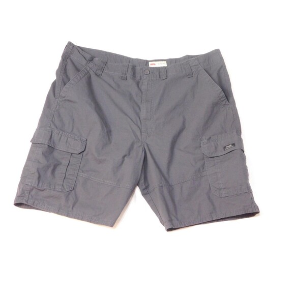 Wrangler Relaxed Fit Mens Cargo‎ Shorts Black Size 46 Cotton Blend - Picture 1 of 12